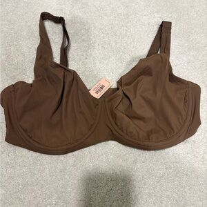 Dobreva Women's Smooth Scoop Neck Balconette Bra Underwire 38DD